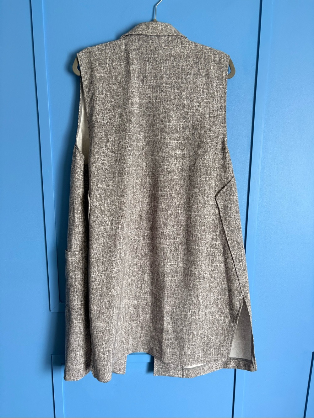 Alfani Gray Speckled Heathered Vest - Size XXL - Picture 2 of 6